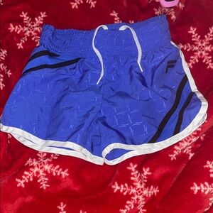 Blue Athletic Women's Shorts